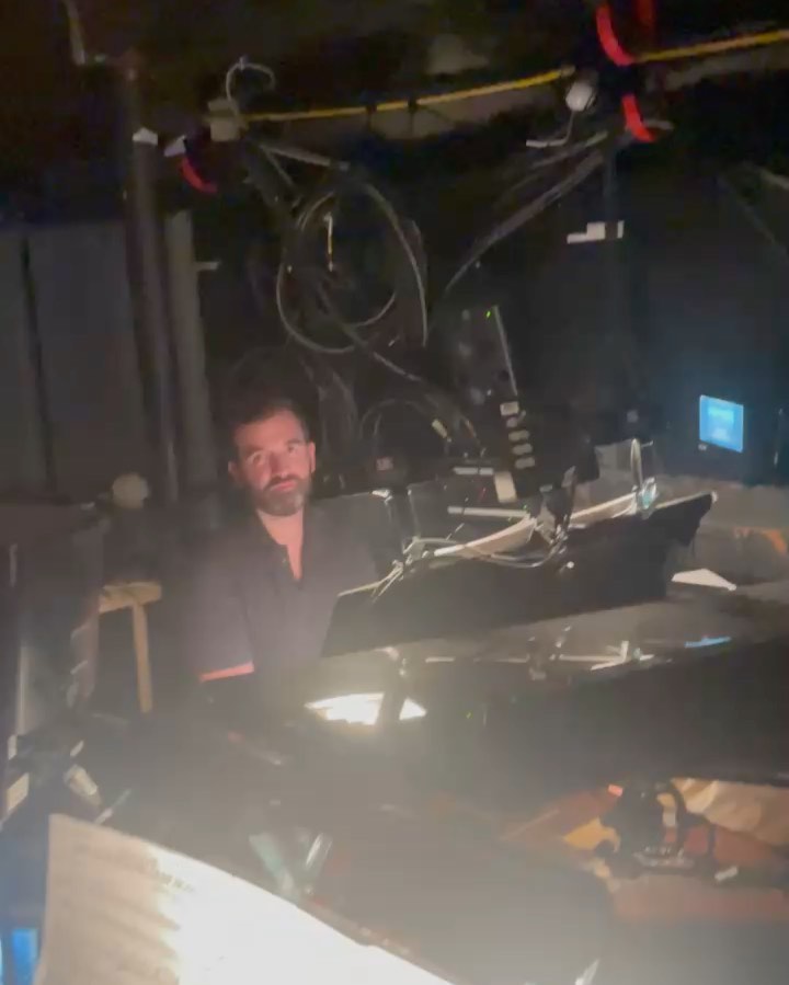 Every time I came to work at @paradebway the last several months (subbing for the incredible @andrewresnick18 ), I walked through the alley and passed this leftover Almost Famous sticker. It’s a reminder of the transient nature of Broadway theaters - each production looks so permanent from the audience’s point of view, but is packed up astonishingly quickly as soon as it closes. Out with the old, in with the new. Sawdust and spangles and dreams.
That’s how you have to live it, too, I think. 100% commitment while you’re there - how can you not give all of yourself to your art? - and then gracefully onto the next. I don’t know. I’m still working on that part.
I played my last show at Parade last night, and ironically, it really made me miss Almost Famous. I played a little from that score on the Parade piano pre-show, an amalgamated offering to the gods of the Jacobs Theatre. It’s a beautiful tune by @tomkittmusic and @cameronbcrowe . The lyrics go like this:
“The darkness is gone. Yesterday’s gone. There’s a new day coming.”
📹: @mairidp