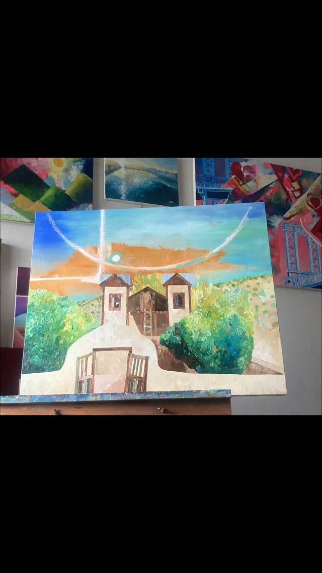 Turning a bedroom into a small sanctuary✨
Original painting available🌸
Comment Church✨