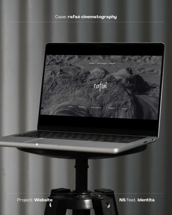 Website launch, rafaê cinematography.
With an interface that reflects artistic depth and authenticity, our web design work for the @rafae_ project brings his cinematography and photography to life.
Every detail has been thoughtfully crafted to convey the intensity of his artistic vision, with a minimalist aesthetic and refined navigation. It’s an experience beyond the visual – intuitively and impactfully connecting visitors to a world that evokes sensitivity.
Echoing essence and transforming his brand to be unique, authentic, and present.
Proudly, NS Agency feat. Identità Studio :)
#nsagency #identitàstudio #website #branding
