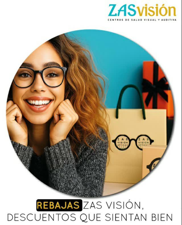 ✨👓 REBajas Óptica Santos Benicarló 👓✨
Descuentos que sientan bien… y se ven mejor 😍
Es el momento perfecto para renovar tus gafas y cuidar tu visión con estilo y ahorro.
📍 Te esperamos!
#RebajasZASVisión #ZASVisión #ÓpticaSantosBenicarló
#Rebajas #Descuentos👓✨