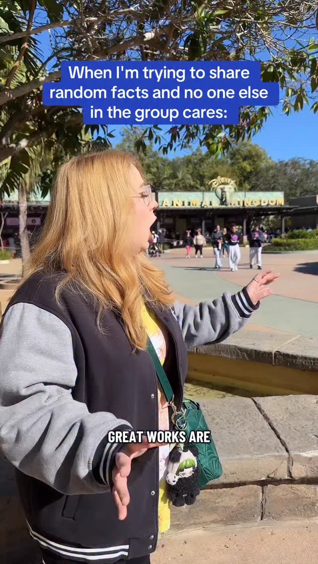 Sometimes my random facts can get kinda annoying for the rest of the family. Dapper Mommy and Daddy are usually good sports about it though.😅 #animalkingdom #bluey #disneyhistory #waltdisneyworld #disneyparks