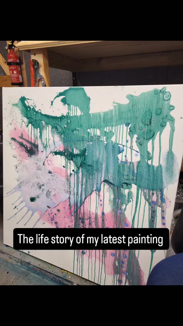 I tried to document each stage of this painting so you can get an idea of the stages i go through with each canvas.
When i start a canvas i never know how its going to look when its finished. I first make some gestural marks then let the canvas speak to me. Its an intuitive way of working but i think most abstract artists are the same. Each painting is formed by the feelings i get at each stage.
#belfastartist #paintingoftheday🎨 #processvideo #abstractpainting #abstractartistsofinstagram