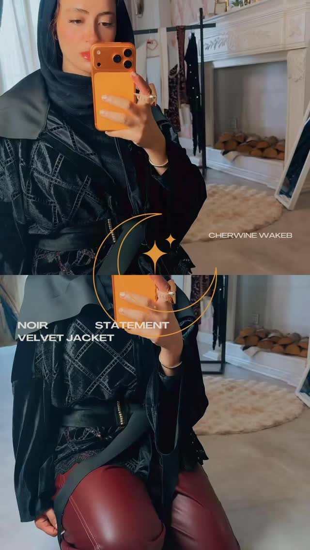 Noir Statement Velvet Jacket🌙🖤🌙🖤🌙🖤
Limited pieces only.✌️
Premium pure silk velvet with a bold statement cut.🖤🌙🖤
Perfect for Ramadan nights, chic outings, and elevated looks🌙🌙🌙🌙🌙🌙🌙🌙🌙🌙🌙🌙🌙.
#NoirStatement #VelvetJacket #RamadanCollection #LimitedPieces #bycherwinewakeb