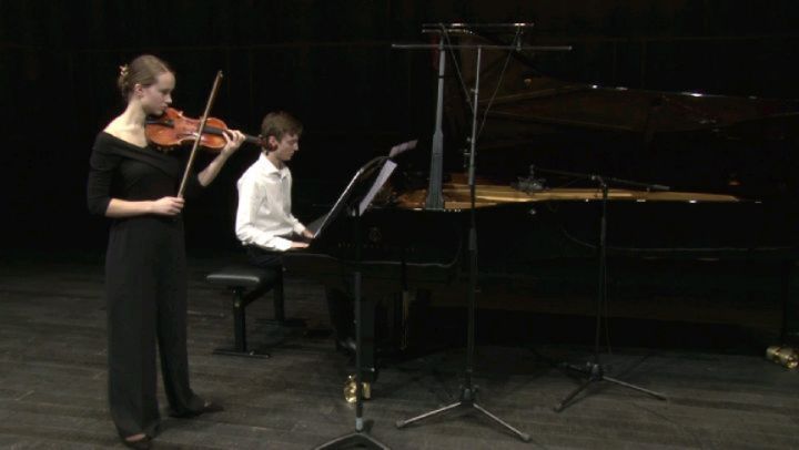 Here is a small snippet of a short piece which I wrote for violin and piano titled 'Sketches'. This is my first serious attempt at composing and the first result of my lessons with Mathias Steinauer, my composition teacher at the ZHdK.
Click the link in my bio to listen to the full recording! And swipe left to see a sketch I made detailing the plan for the third movement while I was on my way from Zürich to Amsterdam in August 2020.
@kamilia_boris
@zhdkmusic
#zhdkdiplomas21
______________________________
Some background information:
A common theme in all three sketches is a failure to communicate: in the first, a conversation between piano and violin quickly becomes more of an agitated discussion, with tension building until it reaches a climax, after which the piano attempts to defuse the situation with soothing chords.
In the second sketch, the initial gesture leads nowhere, and with both figures unable to find a continuation, the violin takes charge. During the following section, neither instrument is succesful in their attempts to find the other.
In the final sketch, there is really very little communication to speak of: in the first section, both instruments follow a similar development in terms of an increase in density, but there is no rhythmical exchange. After a short pause, violin and piano race towards the end simultaneously but not together.