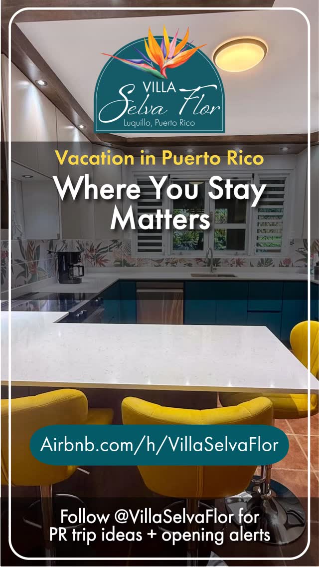 Where you stay matters.
From peaceful mornings to laid‑back evenings, Villa Selva Flor is designed to feel like a true escape—not just a stop on the itinerary.
📍 Luquillo, Puerto Rico | Guest Favorite on Airbnb 🏆
Plan your escape → airbnb.com/h/villaselvaflor
#PuertoRico #PuertoRicoTravel #IslandEscape #TravelWell #WarmWeatherVibes #VillaSelvaFlor