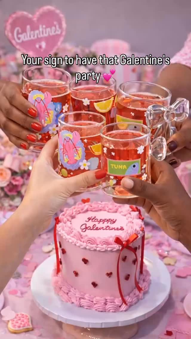 The person that send you this wants to celebrate Galentine’s day together
#galentines #galentinesparty #bowglasses #girlsnight #pintrestinspired