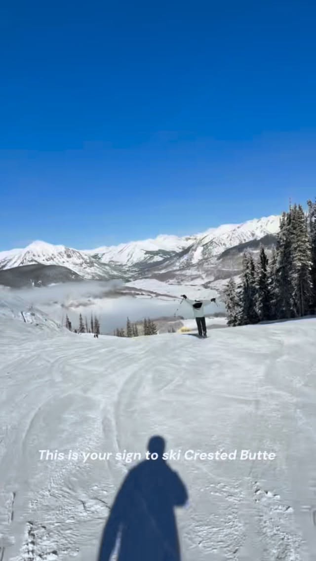 Crested Butte on skis ❄️🏔️
Steep lines, quiet chair rides, and mountain-town magic, I love it here 💙