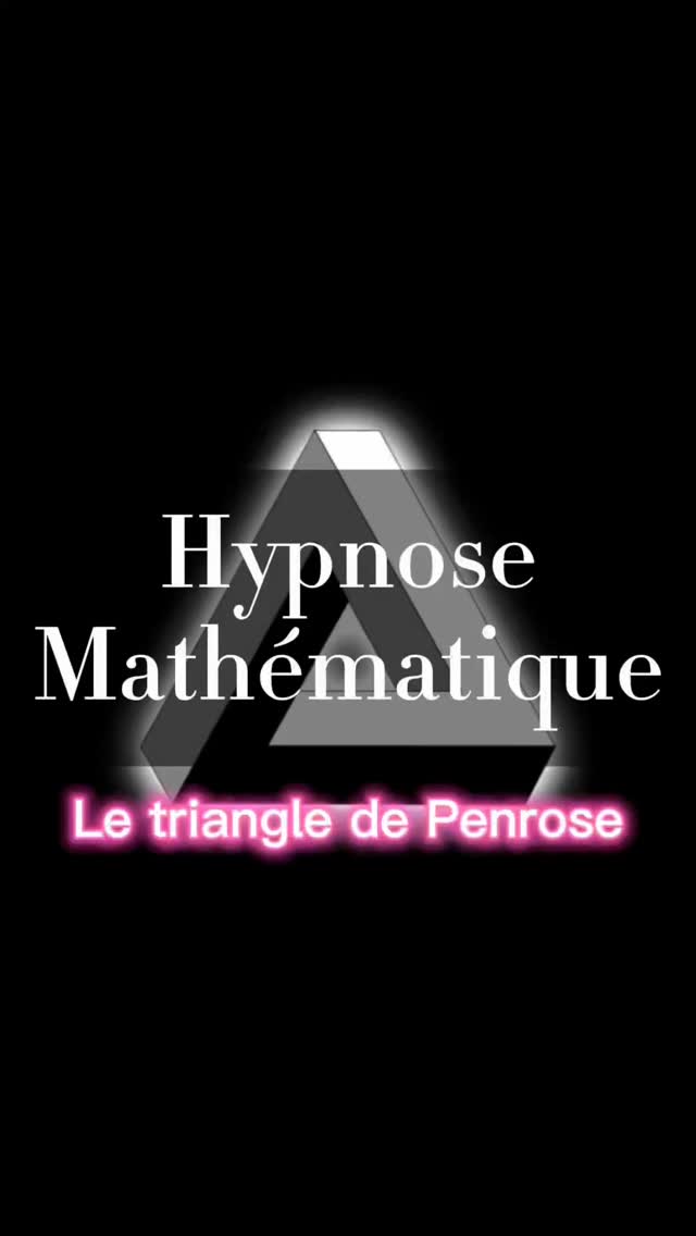 Un peu d’hypnose mathématique avec l’intriguant Triangle de Penrose… Que donne cette figure géométrique impossible quand on l’applique au langage ? C’est l’idée bizarre que j’ai eue dans cette vidéo… bonne découverte !