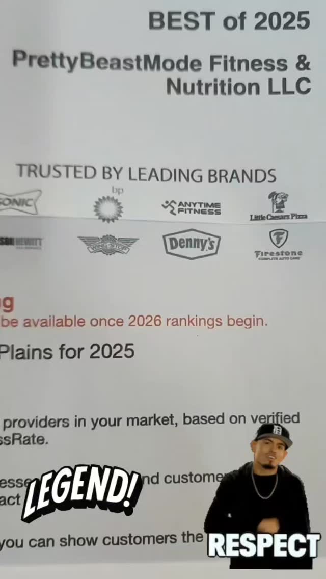 LET'EM KNOWโผ๏ธ ๐ฅ๐จ #resultsdriven #PrettyBeastModeFitness ๐ฅMarkers of credibility ๐ฏ
๐ซBEST OF 2025๐ซ BEST PHYSICAL FITNESS PROGRAM!
Definitely YEARS, over a decade factually speaking of consistency & hardwork put in & this is truly an honor to be ranked among the TOP PROVIDERS in my marketโ๏ธ
Despite 2025 being one of the most difficult years as a business owner losing my former location due to the floodwaters in July & the building rotting & molding over. I'M STILL PRESSING FORWARD ๐ซก๐ซก #buildingbetterbodies and #buildingbettercommunities #PBMFitness