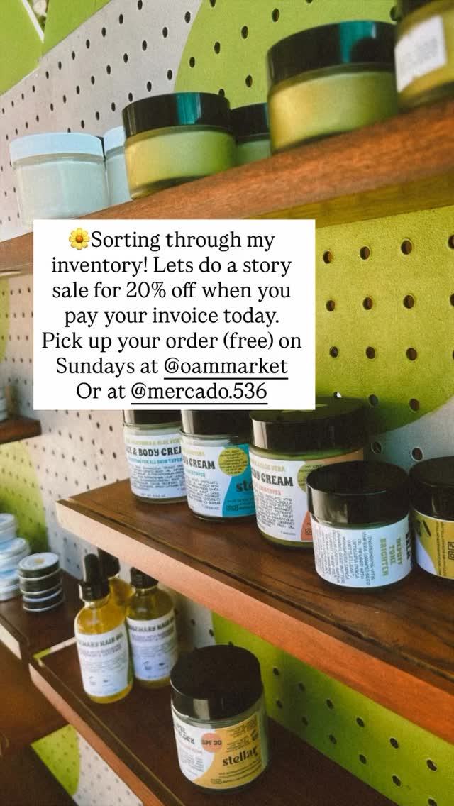 Happening now in my stories ✨ Don’t miss out!
So grateful for everyone who enjoys using our products! 💚 shop online at stellarherbsbodycare.com, at mercado536.com and in person at @mercado.536 San Bernardino, Ca & every Sunday morning at @oammarket Redlands, Ca🫒🌞