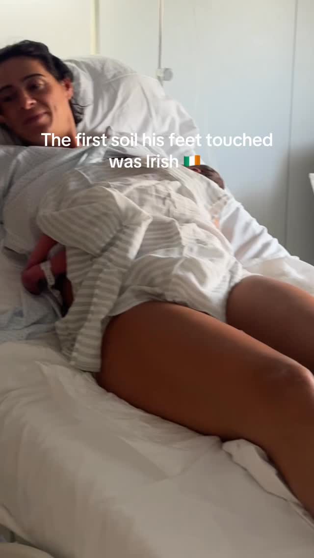 Such a proud moment to become a dad, that I had to inject it with a little bit of fun via an old Irish tradition for babies born abroad. And lads, relax, I know, this doesn’t constitute a passport, nor does it really mean a thing other than just a moment and memory I wanted to share with my son 🤘