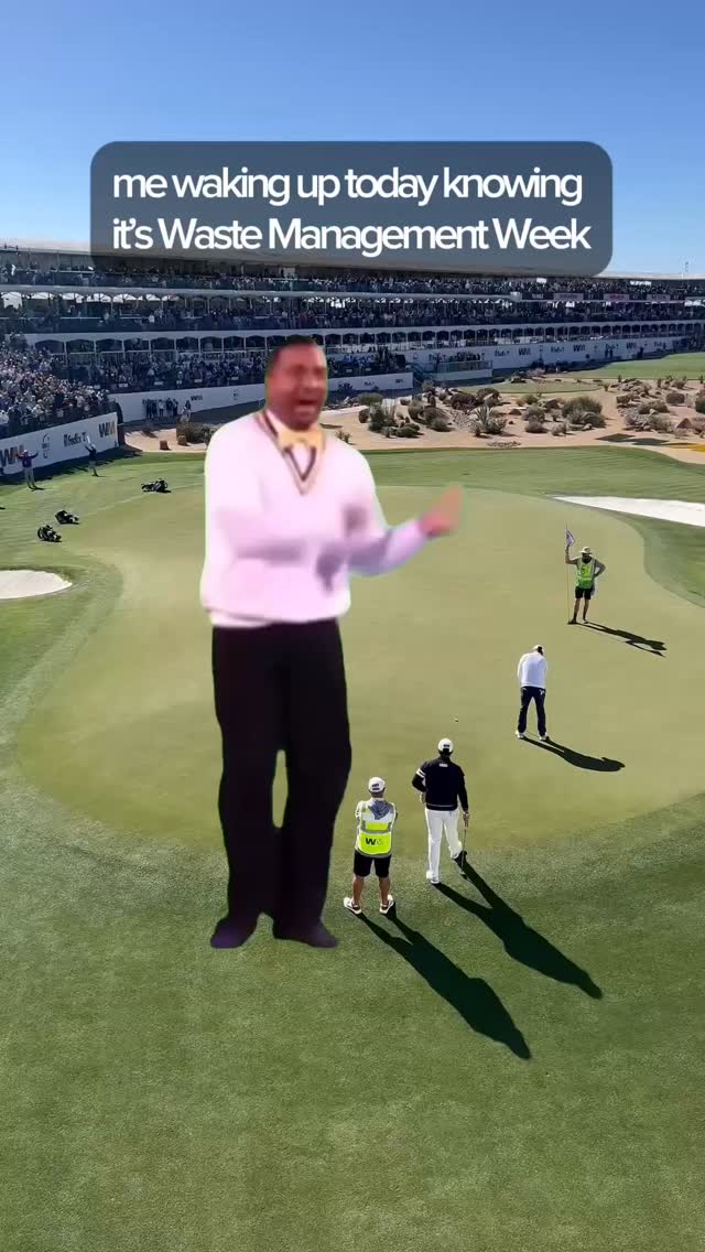 The best week of the year is FINALLY HERE!! Who is going to the Waste Management Open? โ
โ
#wmo #wastemanagementopen #peoplesopen #golftournament #wastemanagement