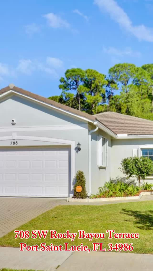✨ Welcome to the Bougainvillea model in Lake Forest at St. Lucie West. This immaculate 3BR/2BA home offers a desirable split floor plan, a flexible third bedroom or office, bright eat-in kitchen, and a 2-car garage. Relax on the extended screened patio overlooking a peaceful preserve and enjoy low-maintenance living with HOA-included lawn care, cable, and internet. Gated community with pools, clubhouse, and fitness center—minutes from I-95, shopping, and dining. Schedule your private showing today! 🏡🌿
#openhouse #forsale #homesweethome #florida