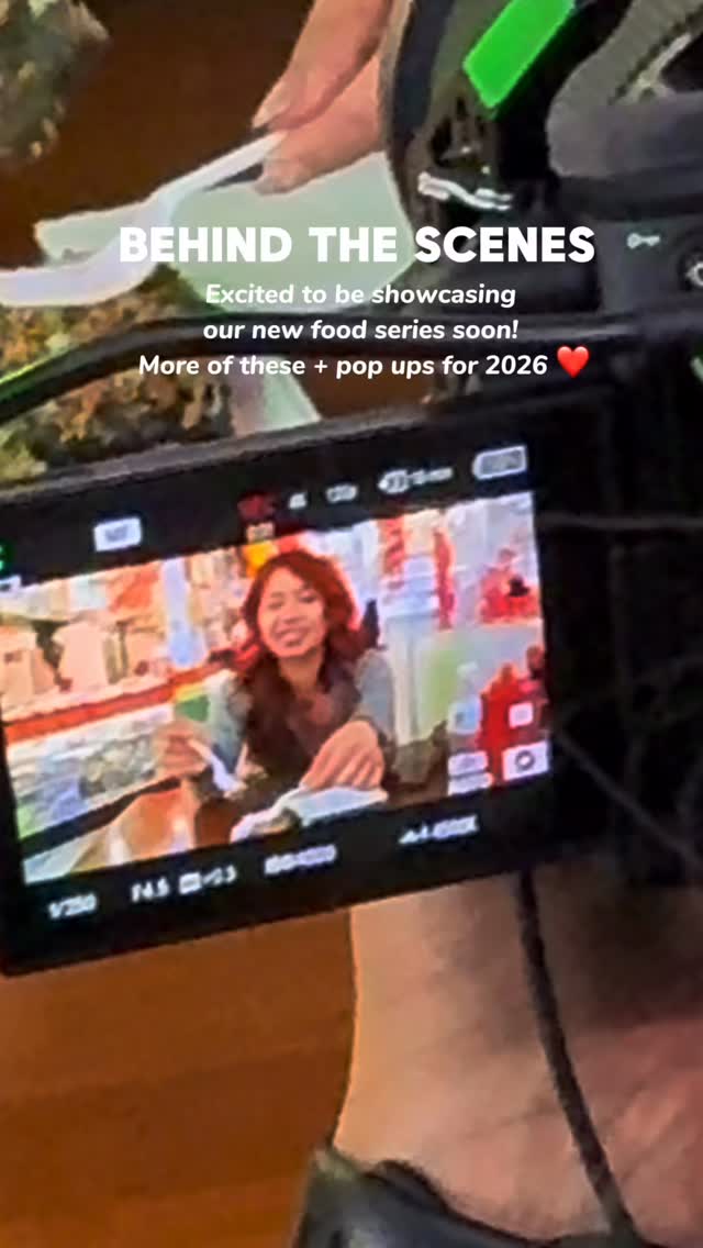 Our work in 2026 so far:
- Creating intentional content for catering and our YouTube series
- Our brick and mortar in terms of foundational values and actual place so we can see you guys everyday.
- Making sure we don’t crash out from the sugar during an all day shoot in Santa Ana