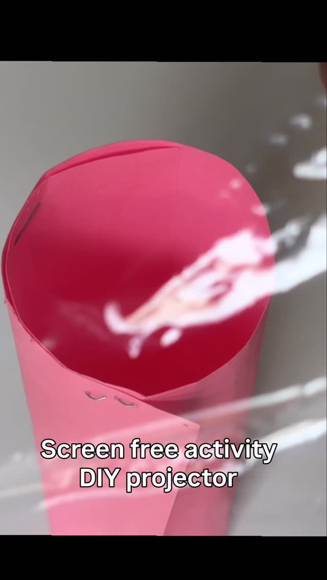 đ˝ď¸ Make learning fun with this easy DIY projector.
You will need:
âď¸A sheet of paper (poster paper works best)
âď¸Stapler
âď¸Rubber band
âď¸Cling wrap
âď¸Whiteboard marker
Method:
1ď¸âŁ Roll up the paper and staple the edges so
It forms a cylinder.
2ď¸âŁ Place cling wrap over the opening of he cylinder and secure it with a rubber band.
3ď¸âŁ Draw on the cling wrap with the marker.
4ď¸âŁ Shine the flashlight of your phone on the opposite end of the open cylinder to project your drawing onto the wall.
đĄTip: This works best at night/ a dark room but can also work in daylight.
#screenfree #screenfreekids #toddlers #toddleractivity #kids