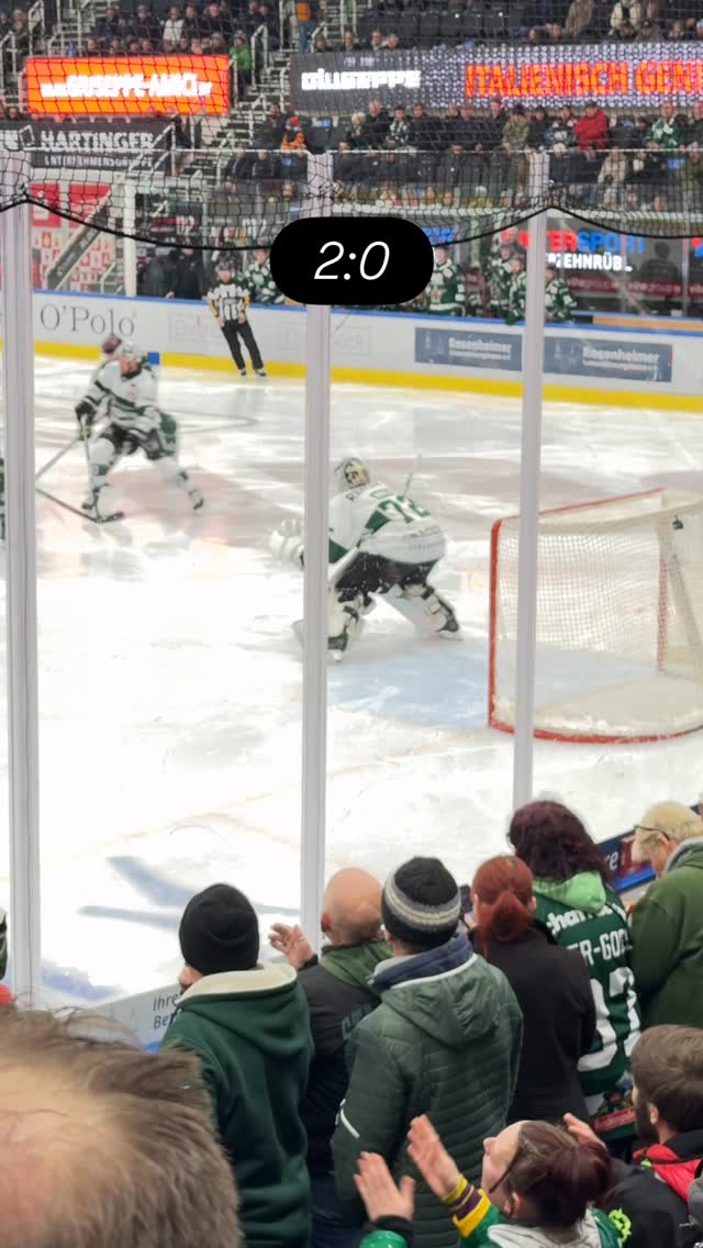 2:0 Rosenheim Bietigheim #starbullsrosenheim #bietigheimsteelers #eishockey #starbulls_official