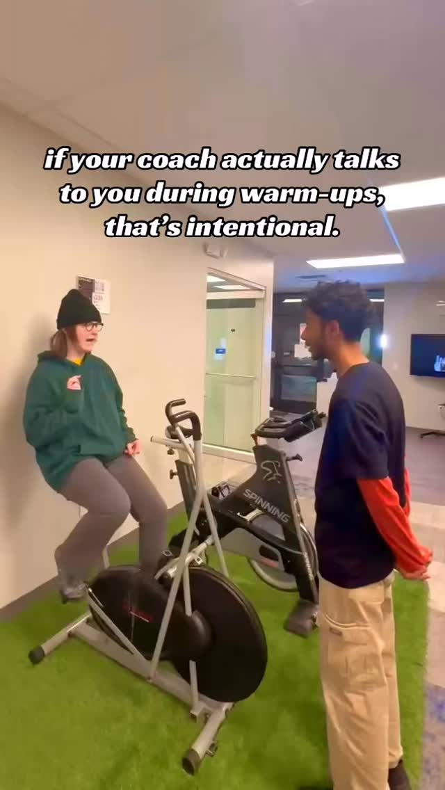 warm-ups arenât just about muscles. theyâre about reading the room. checking energy. spotting bad days early.
some people need hype. some need reassurance.
some just need to feel human before they move.
if your coach engages with you during warm-ups,
itâs not extra - itâs care. and yeah, you deserve that.
#coach #adaptivefitness #neurodivergent #communication #selfcare
