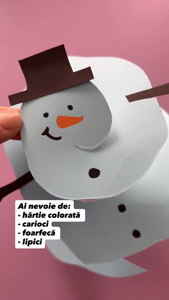 Mai facem un om de zăpadă? ☃️
Îl facem în casă. Nu afară. Sau, dacă aveți zăpadă… mai bine îl faceți afară.
Până una-alta, noi o să facem unul simplu, rapid, cu materiale puține, care se găsesc ușor în casa oricui.
Este un omuleț care se cam topește 😅
Așa… ca de luna februarie.
#gradinitaonline #activitaticopii #activitatipentrucopii #kidsactivities #activitiesforkids
