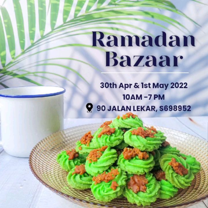 Not sure where to go this long weekend? Fret not! Come check us out at our booth this weekend at the Ramadan Bazaar in the Jungle!
Check us out as we bring to you our new cookies created for the Ramadan festival, including our most IG worthyπ cookie!Β
Look out for complimentary ice cream at the outdoor bar, and different treats by other vendors! Last butΒ not least, get some pretty plants from the nursery!Β
Date: 30th Apr & 1st May 2022
Time: 10am to 7pm
Venue: The Jungle Market @ 90 Jalan Lekar, S698952
(Free shuttle bus from Chua Chu Kang MRT from 10am to 7pm on Saturday, 10am to 6pm on Sunday)Β
Time to jio your family and friends for the bazzar! See you there!