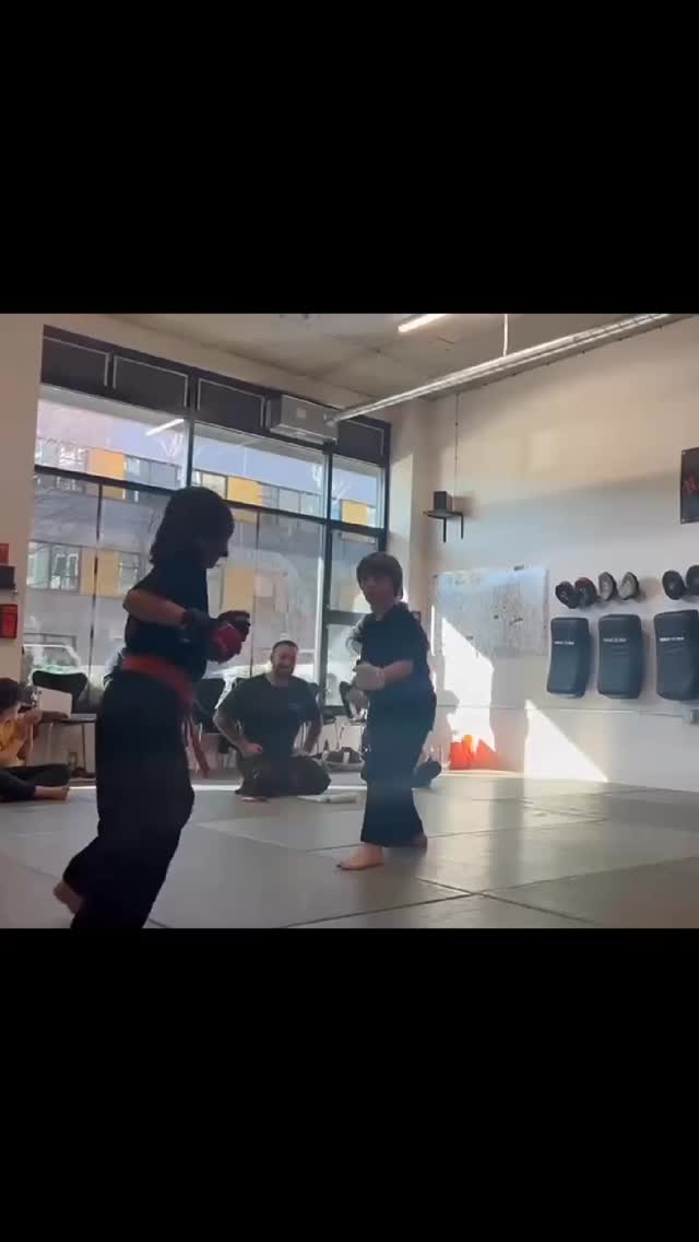 Some stripe test highlights. Great job Kat! #kajukenbo #selfdefense #martialarts #sparring