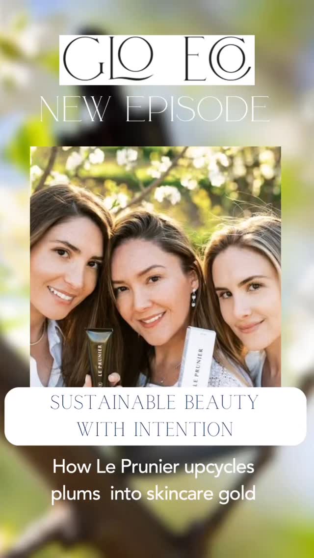 Le Prunier creates some pretty incredible skincare (hello viral plum oil ✨) but did you know the brand started with a sustainability question? Tune into this episode to learn the backstory behind how Jacqueline and her sisters turned once discarded plum pits into skincare gold ⭐️ and how they’re continuing to innovate in sustainable beauty right here in California.
🎙️Tune into Glo Eco on Apple Podcasts + Spotify ~ link in bio