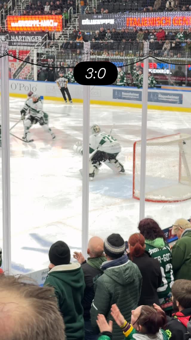 3:0 Rosenheim Bietigheim #starbullsrosenheim #bietigheimsteelers #eishockey #starbulls_official