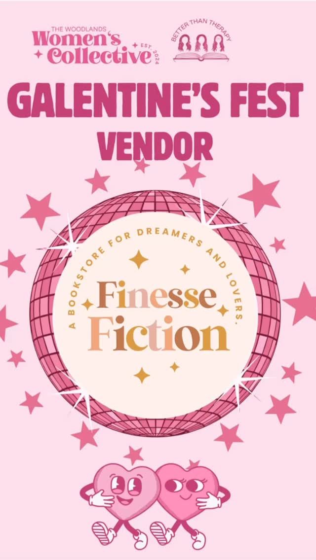 Catch us at @galentinesfesttx
Look for amazing crafts, authors, vendors, food, drinks and so much more.
We’ll also have a a curated selection of books, accessories, book bouquets and more!
📍Ivey Manor @iveymanor
🕰️12-5pm
🎟️Free to shop (VIP options available)
#galentines❤️ #finessefiction #romancebookstore