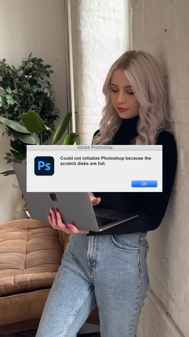 ily photoshop but why does this always happen when you have a stressful deadline 🫠
#scratchdiskfull #realatable #photoshop #abileedesigns