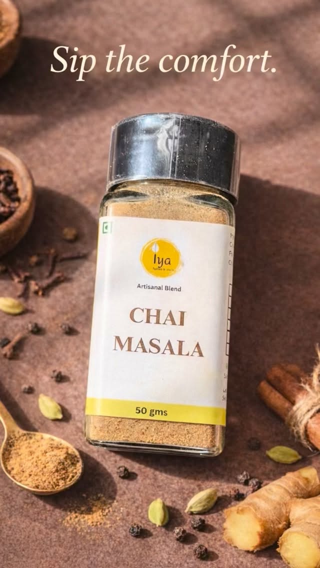 With the weather changing, flu and sniffles follow.
Brew your chai with Iya Chai Masala
and sip into warmth, naturally 🍃
#iyaspices #explore #spiceblends #masalachai #indianspices