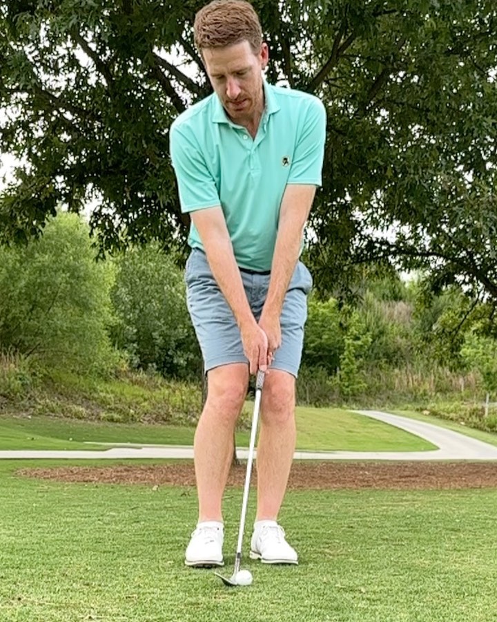 Inspired by @chris_kirk_
to go chip a few. Beautiful night in ATL. Shoutout to @bobbyjonesgolfcourse for the turf conditions.
His action is cleaner than mine but the one thing neither of us do is pull on the handle. Which is what most bad chippers do. Get rid of your shaft lean! Let the club head swing!