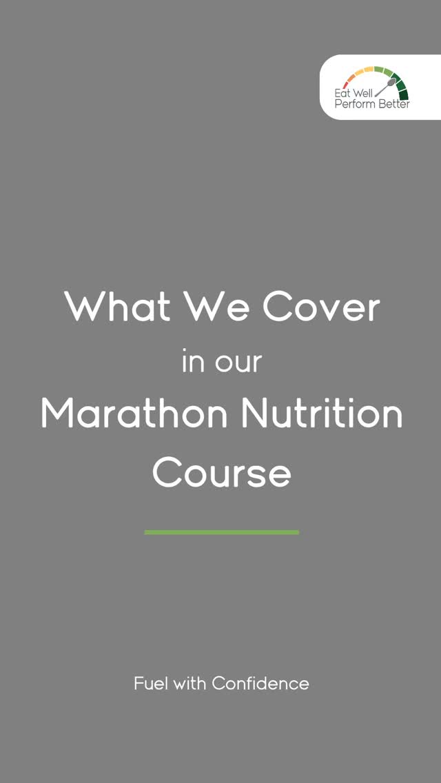 If you're running a marathon this year, join us for a four part online nutrition course to learn how to fuel your training and enjoy race day. A science-based nutrition plan means you'll finish faster - 4% faster.
The next course starts 11 February. Full details and sign up link in bio.
#marathontraining