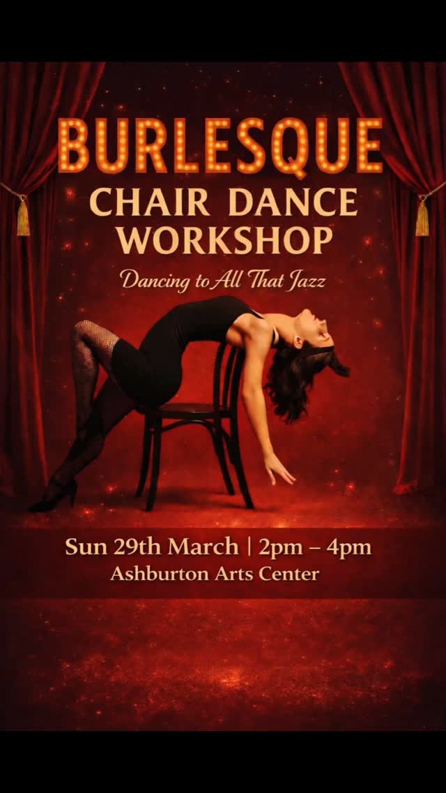 👸 BURLESQUE DANCE WORKSHOP ⭐️
This workshop brings the irresistible glamour of “All That Jazz” to life — think big attitude, sharp lines, and the perfect blend of classic musical-theatre sass and modern ballroom flair.
Expect elegant chair-work, playful accents, expressive arm lines, and those iconic showgirl moments that make you feel like you’re stepping straight onto a West End stage.
It’s a fun, confidence-boosting routine full of style, sparkle, and theatrical energy!
Unleash your inner showgirl and join us
Whether you’re new to burlesque or love to strut your stuff, these sessions are fun, flirty, and beginner-friendly.
✅ No experience needed
✅ Open to all ages and abilities
✅ Moves can be adapted to suit YOU
Join @onyxfitnessuk collaborating with @burlesquechairdancesouthdevon 💃
We are looking forward to hosting you @amberstorm82 💓
Class info:
BURLESQUE CHAIR DANCE to ‘all that Jazz’
Date SUNDAY 29th March
Time 2pm - 4pm
Location @ashburtonarts
Professional heels welcome, or barefoot.
⭐️
#dance #workshops #burlesque #chairdance