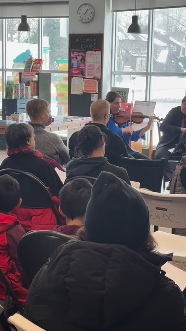 Enjoying this snowy afternoon in the bookstore with lovely winter tunes from Neptune String Quartet.
#nextchapterbooksdetroit