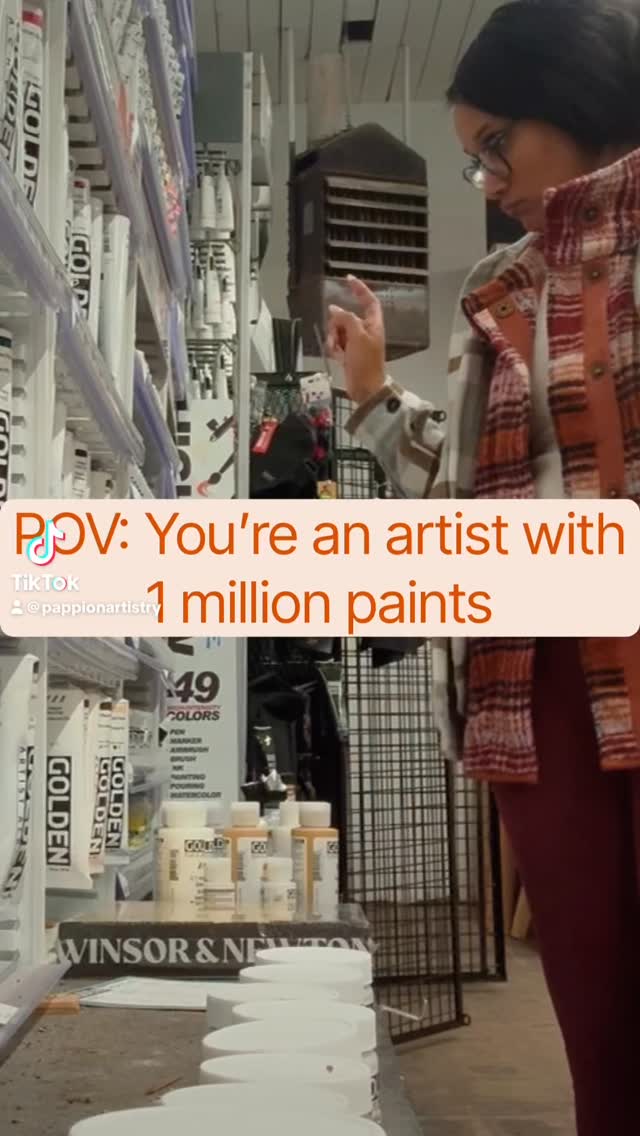 Buying art supplies is a personality trait at this point 😅🎨
Tell me I’m not alone…
#ArtistProblems #ArtReels #PainterLife #ArtSupplyAddict
#CreativeHumor ArtistsOfInstagram ArtStudioLife
