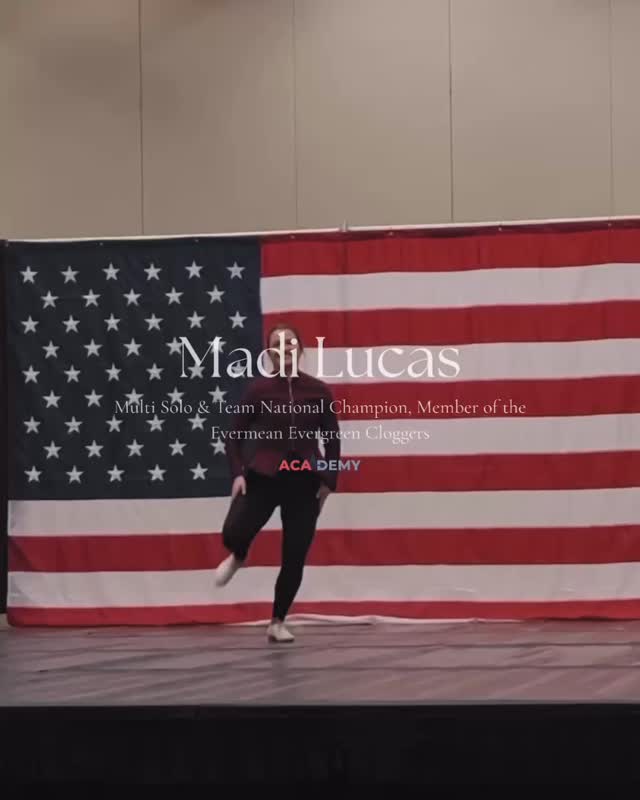 MADI LUCAS 🤍✨
We are thrilled to welcome Madi Lucas as our next ACAdemy instructor!
Madi dances with the EverMean Evergreen Cloggers and is a multi-time National Champion with her team. She is the winner of the 2021 All That Dance Off, the 2021 Overall Traditional Solo Dance Off Champion, and was crowned 2022 Overall Miss ACHF. In addition to her competitive success, Madi has participated in numerous ACA events and has consistently demonstrated strong leadership.
Known for her powerful traditional style, consistency, and deep passion for clogging, Madi is a true standout in the clogging community. We are beyond excited to have her share her knowledge, talent, and experience as part of our ACAdemy staff!
https://www.americascloggingallstars.com/academy