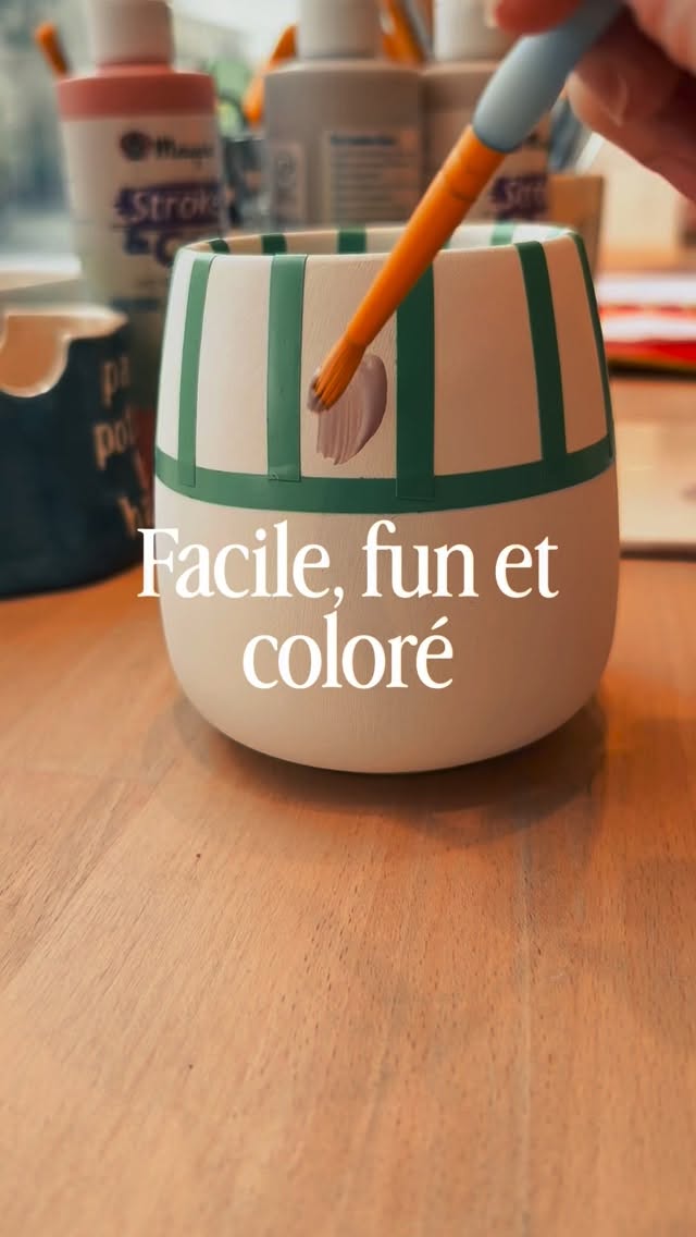 Rayures ou léopard, je vous montre à l’atelier ✨
Peindre, s’amuser, créer