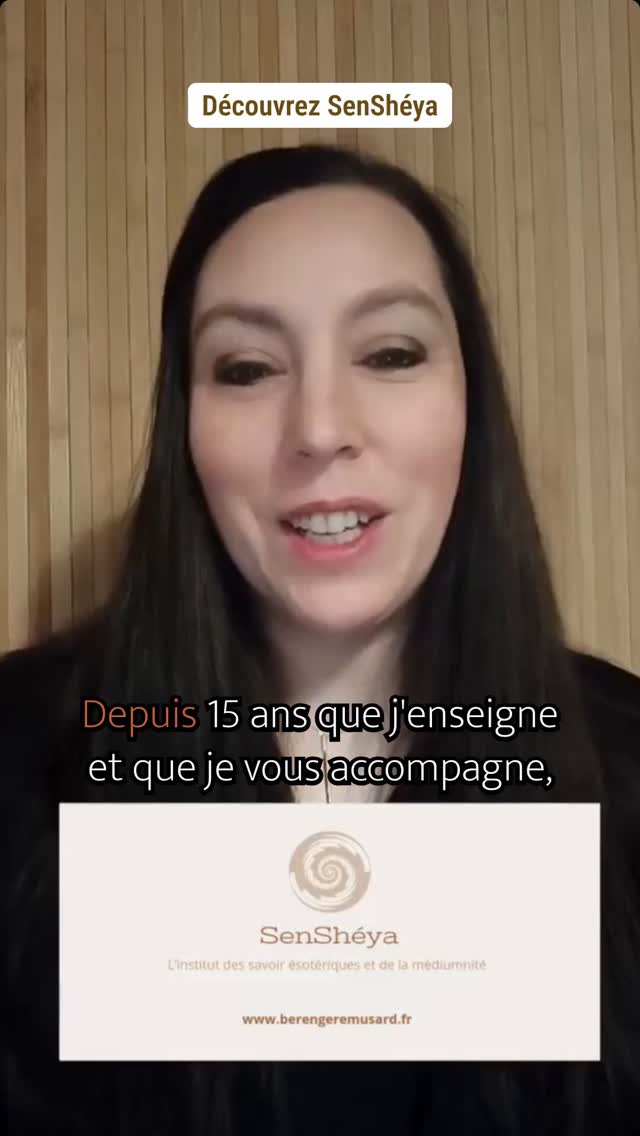 Qu'allez-vous trouver sur SenShéya ?
De nouvelles formations, de nouveaux programmes, mais toujours la même qualité et la même transparence.
SenShéya c'est aussi un laboratoire spirituel de la conscience et de la médiumnité.
retrouvez tout ce dont vous avez besoin : www.berengeremusard.fr
#conscience #spiritualité #medium #berengeremusard #sensheya