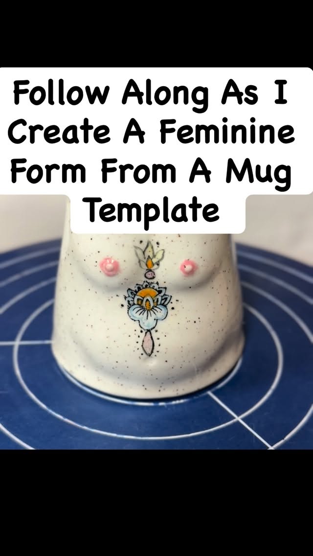Making an organic shape from a basic tapered mug form... @happycatclayart
#handbuiltceramics #slabbuiltceramics #tutorial #makermonday #bohemian