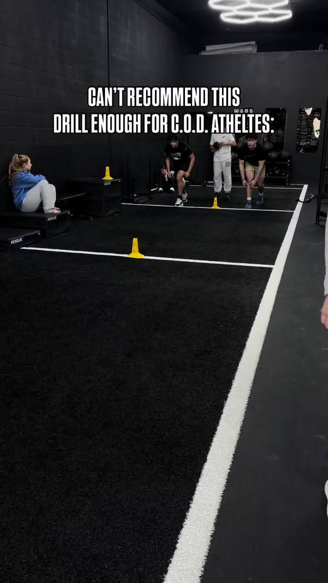 If your a change of direction athlete looking to train multiple game qualities in one drill this is a great option.
To make it even better compete with someone!
Tag someone you’d smoke in this drill⚡️
Looking to improve your game speed & agility? DM “TRAIN” to see how you can get started with us.
#sportsperformancetraining #drills #agility #speed