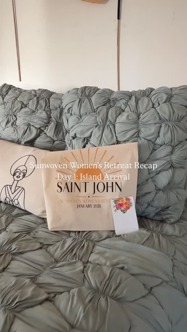 Sunwoven Womens Retreat Recap Day 1🌞
We love getting the space setup to welcome the ladies for an easeful start to a beautiful week on St. John.
Be sure to follow along for this 5 part series and check back tomorrow for Day 2 🏝️🫶🏼
#nurturedretreats #womensretreats #stjohnusvi #retreatlife #womensupportingwomen • USVI • Caribbean Getaway • Women’s Retreat • St. John • Wellness • Adventure • Retreat