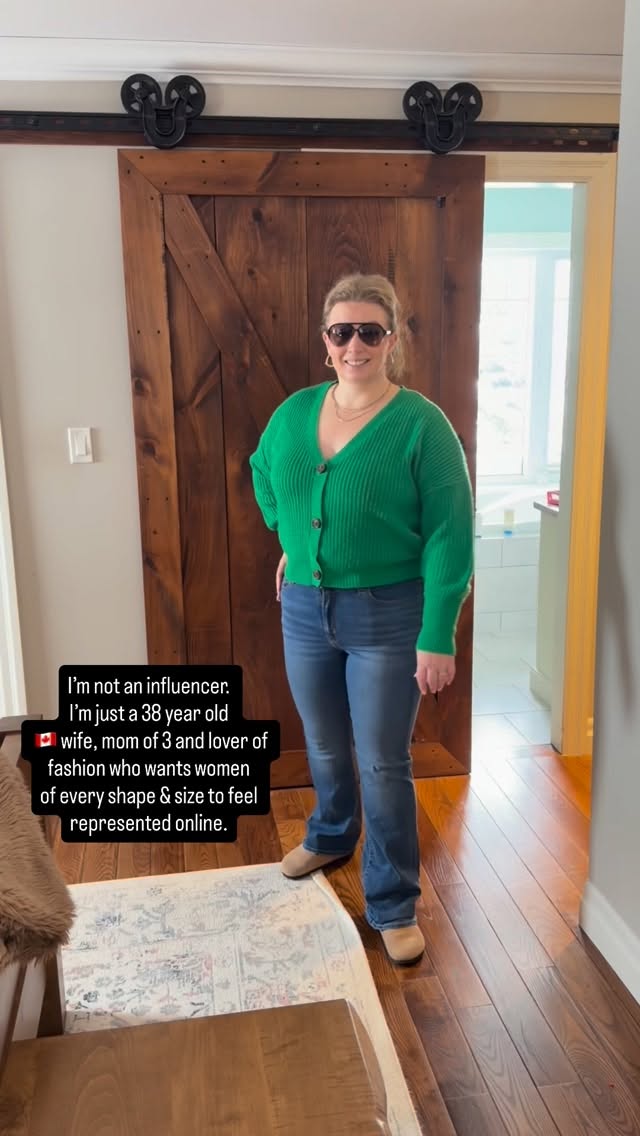 POV: You don’t wait until you’re in shape to start loving yourself or fashion. #momstyle #reallifemom #midsize #canadianfashion #canadianmoms