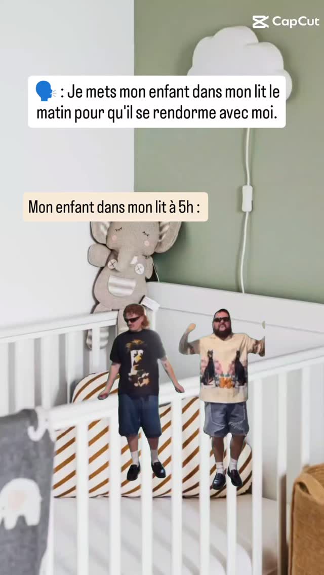 C'est souvent un conseil qu'on peut donner aux parents, proposer à bébé de finir sa nuit avec nous mais en théorie ça ne fonctionne pas toujours 😂