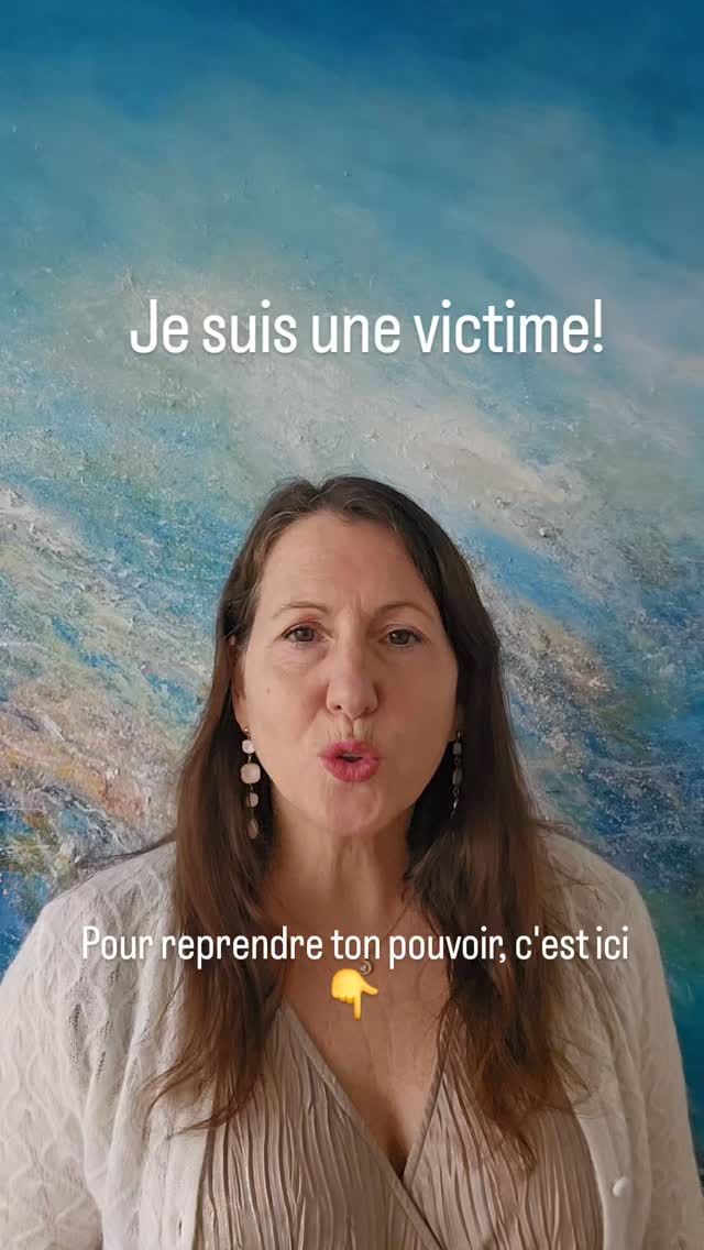 Sortir du role de victime, c'est la cle pour creer la vie que tu souhaites et je peux te montrer comment! Retrouve moi sur Shift-conscious.com
#coaching #transformation #victime #developementpersonnel #liberté