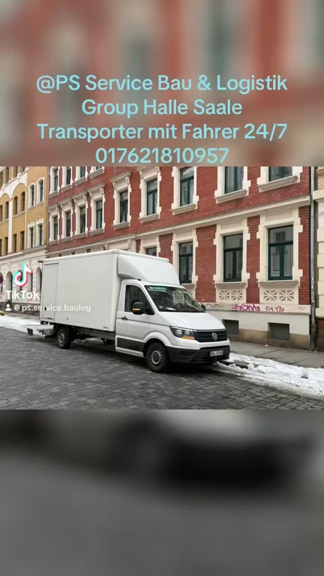 Bau & Logistik / Transport (Halle (Saale) +250 km & deutschlandweit)
🚚 Transporter mit Fahrer (Halle (Saale) +250 km & deutschlandweit)
📦 Umzug inkl. Montage-Service (Abbau/Transport/Aufbau) (Halle (Saale) +250 km & deutschlandweit)
🛋️ Möbeltransport & sperrige Sachen (Halle (Saale) +250 km & deutschlandweit)
🏪 Baumarkt-Taxi + Abholung/Lieferung (Halle (Saale) +250 km & deutschlandweit)
🏍️ Motorrad-Transport (Halle (Saale) +250 km & deutschlandweit)
⚡ Kurzfristige Termine möglich
🛡️ Betriebshaftpflichtversicherung – alle Aufträge abgesichert.
🗣️ Sprachen: Deutsch, Englisch, Russisch, Ukrainisch, Polnisch
📲 Buchung 24/7 (Mobil/WhatsApp): 017621810957
PS Service Bau & Logistik Group#viral #fyp #deutschlandweit