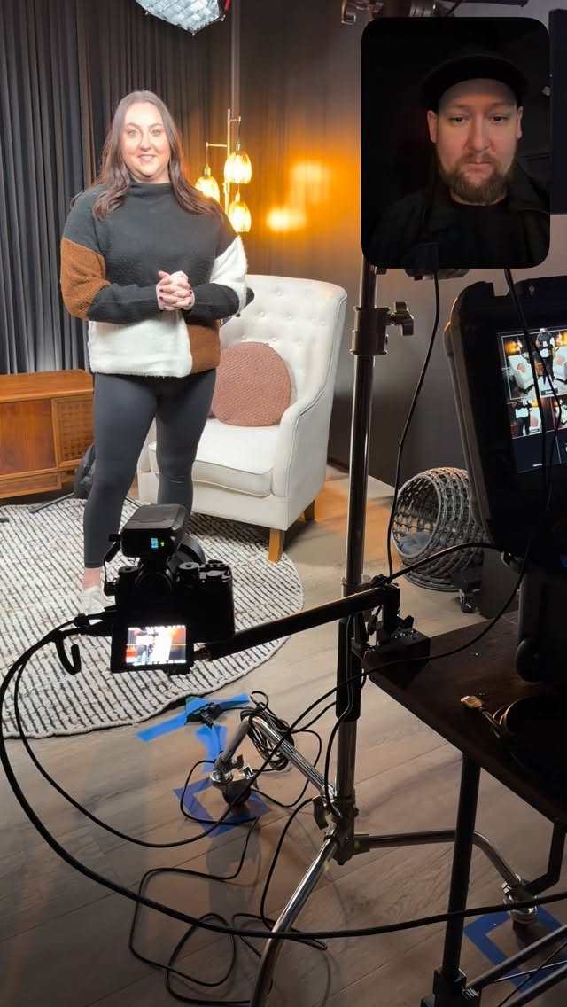 We’ve got a busy schedule of podcasts this week! First up is @paigekennedyphoto on the Lakeshore Video Podcast…stay tuned for the full episode. Book your studio session today at LakeshoreVideo.com/podcasts