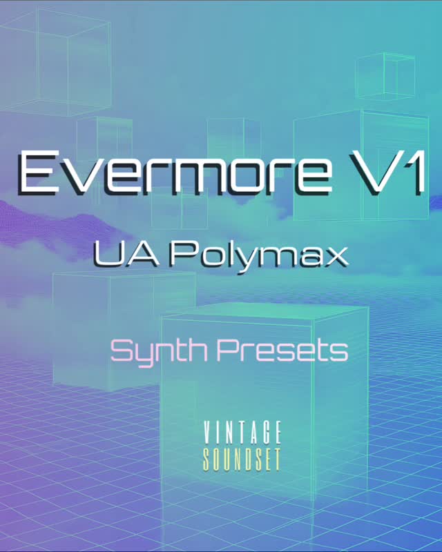 Over 80 original synth presets
https://www.vintagesoundset.com/product-page/evermore-v1-ua-polymax-synth-presets
Highlights:
84 total presets tailored for classic 80s, synthwave, outrun, and synthpop
Classic FM to rich virtual analog brass and poly sounds
Mix-ready patches with thoughtful use of PolyMax’s filters, envelopes, and modulation
Ideal for producers scoring retro films, synthwave, or adding nostalgic character to modern pop and electronic tracks
#synthpresets #universalaudio #polymax #synthwave #polymaxsynth