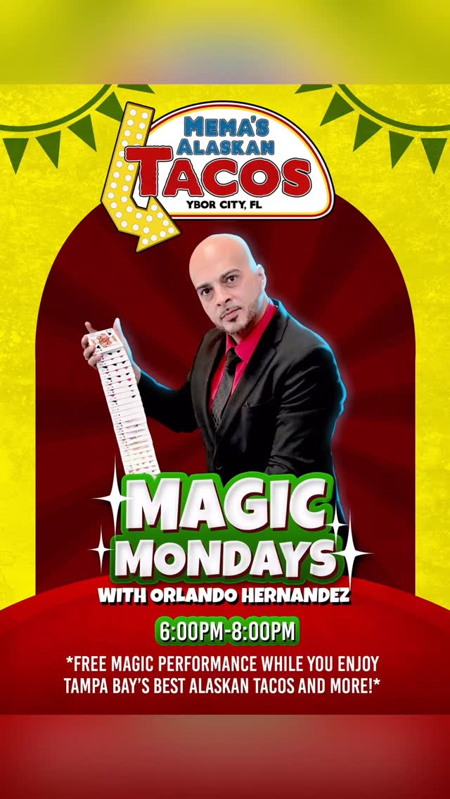 Promo video for Monday Night Magic @memasalaskantacos! Come check it out tonight!
