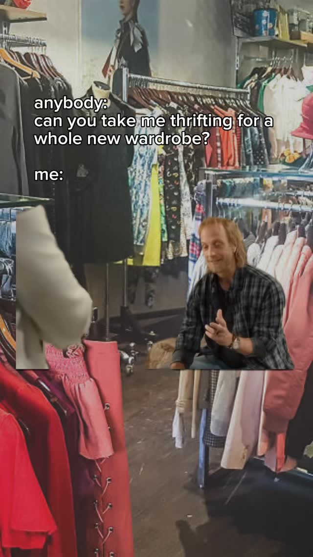 no pressure or anything
#thrift #thriftingcommunity #schittscreek #davidrose