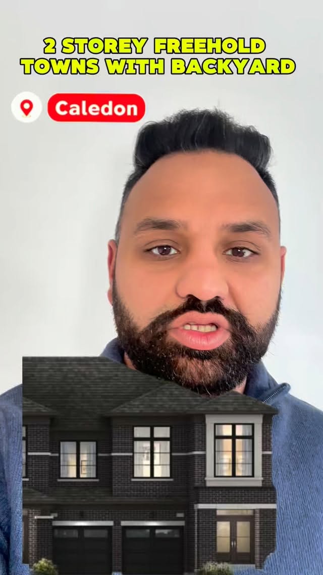 FINALLY — 2-STOREY TOWNHOMES WITH BACKYARDS IN CALEDON 🚨
If you’ve been searching for brand-new 2-storey townhomes with a real backyard, this is the one most buyers never get a chance to see.
🏡 Sub-$780K pricing
✔️ 3 & 4 bedroom floor plans
✔️ 1600–1900 sqft
✔️ Closings in 2027–2028
🔥 ONLY 12 LOTS AVAILABLE
This is a rare release — most builders have stopped building true 2-storey townhomes altogether.
📞 Call or text 416-857-7186 to secure your unit
💬 Comment “CALEDON” for priority access
#arshpanesar #tdotpreconca #CaledonRealEstate #TownhomeWithBackyard #PreConstructionDeals