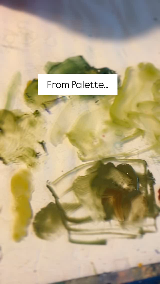 FROM PALETTE…to painting 🖼️
The detail of the rhododendron is one of my favorite parts of my original painting, “Waterfall with Rhododendron”.
🌿I grew up making rhododendron groves into forts and jungle gyms.
They are a plant I feel a kinship with, growing in curves and unexpected directions, hugging creeksides and blooming in vibrant colors in celebration of spring.
What’s a plant you connect to your childhood? Tell me in the comments!
#plantloversonly #rhododendrongarden #artistsvision #appalachianartist #natureinspiredart